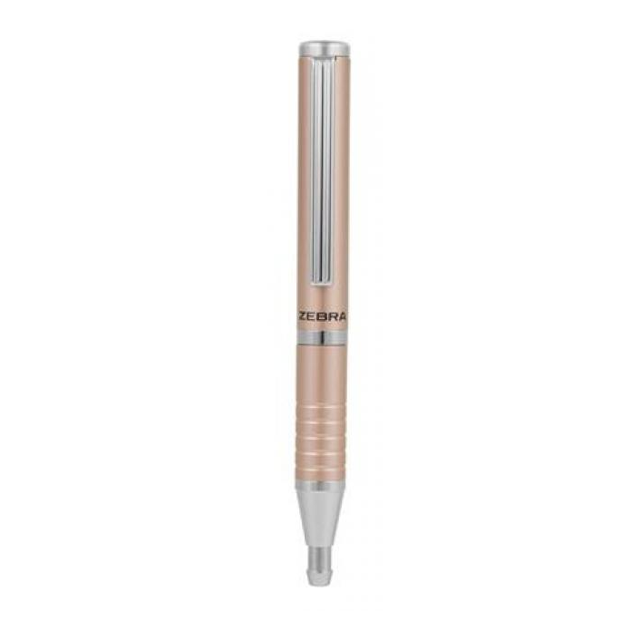 Zebra SL-F1 Teleszkópos tolltestű golyóstoll Rose gold színű - 0,24 mm / Kék (10082)