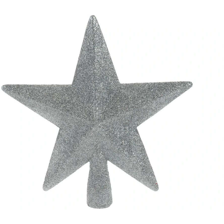 H&L Christmas tree topper STAR 19 cm, silver (A863-00-00)