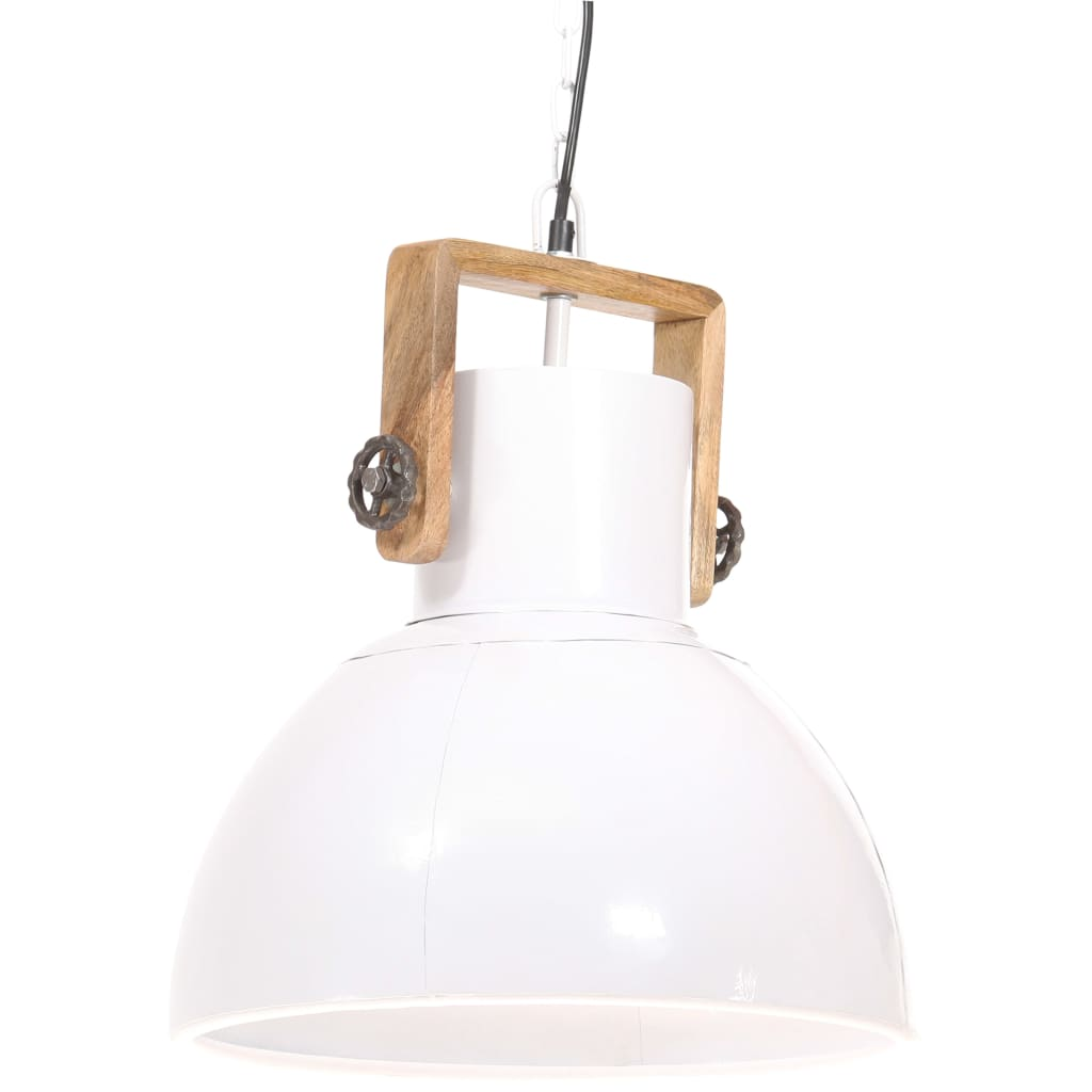 kerek fehér ipari függőlámpa 25 W 40 cm E27 (320538)