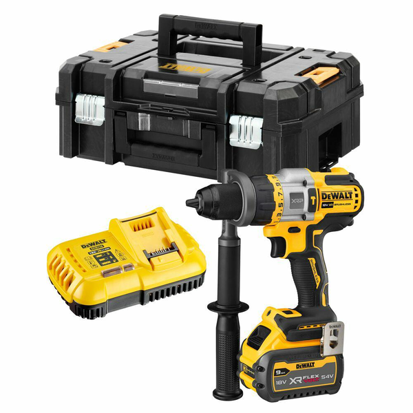Taladro Percutor Dewalt 18v 9ah Li-ion Premium Xrp - Dcd999x1-qw