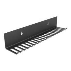 Delock falra rögzíthető 318 x 65 mm kábelrendező fekete (66729) (delock66729)