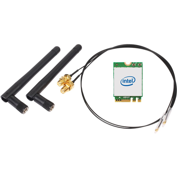 Shuttle POZ-WLNM22WLN-M12WLAN-kit M.2 Intel AX210, 802.11ax(6E)+BT5for Shuttle Cube PCs