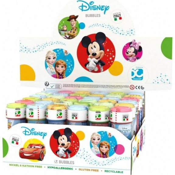 Brimarex Bańki mydlane Disney 60ml display 36 sztuk-5282000