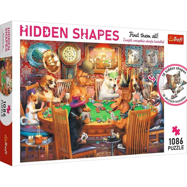 Trefl Hidden Shapes Puzzle 1086 kusov Umenie