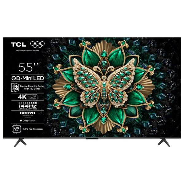 TCL C6K 55C6K TV 139,7 cm (55") 4K Ultra HD Smart TV Wi-Fi Metallic