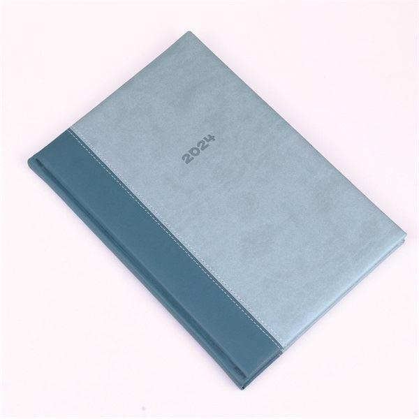 Realsystem 2024-es Linett B5 heti beosztású határidőnapló kék-türkiz (5611-34) (5611-34)