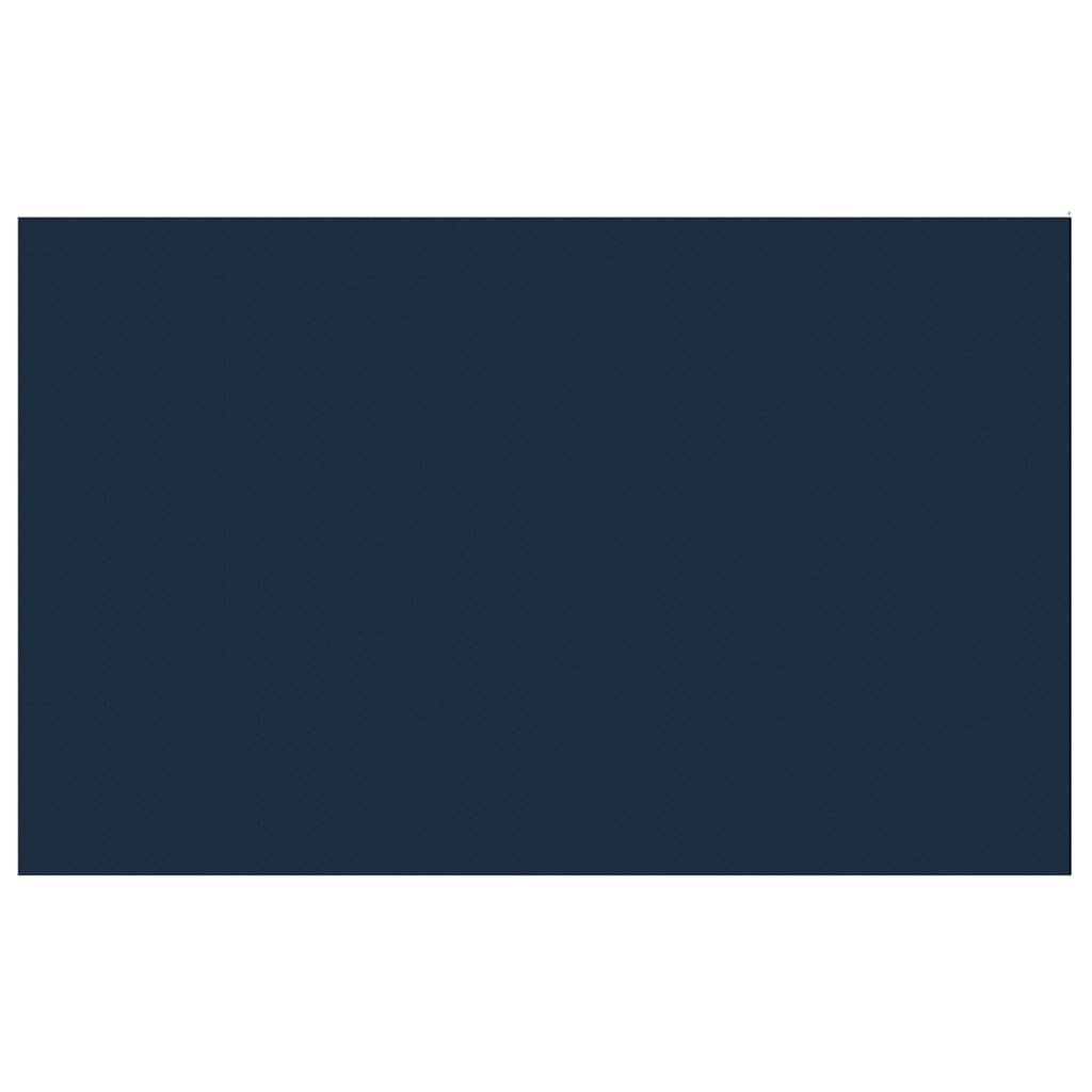 fekete és kék napelemes lebegő PE medencefólia 800 x 500 cm (92969)