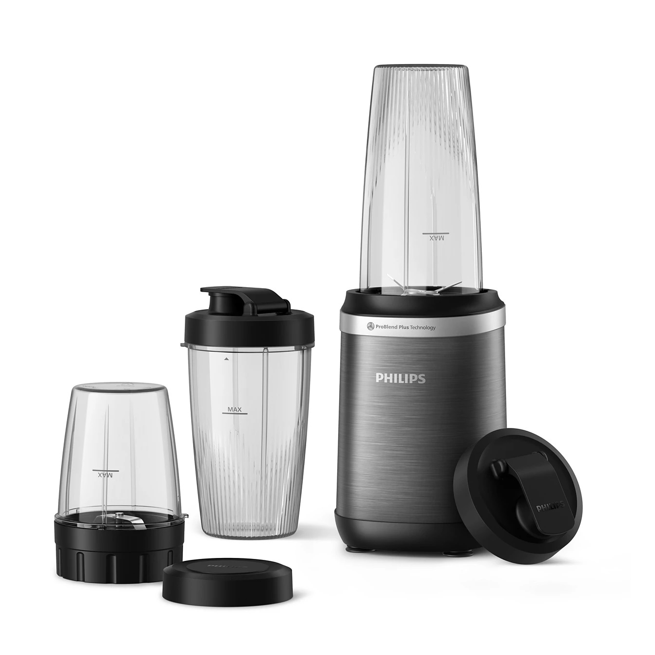 Philips ProBlend Plus HR2767/00 Elektromos Turmixgép 0,3 / 0,5 / 0,7L 1000 Watt - Fekete (HR2767/00)