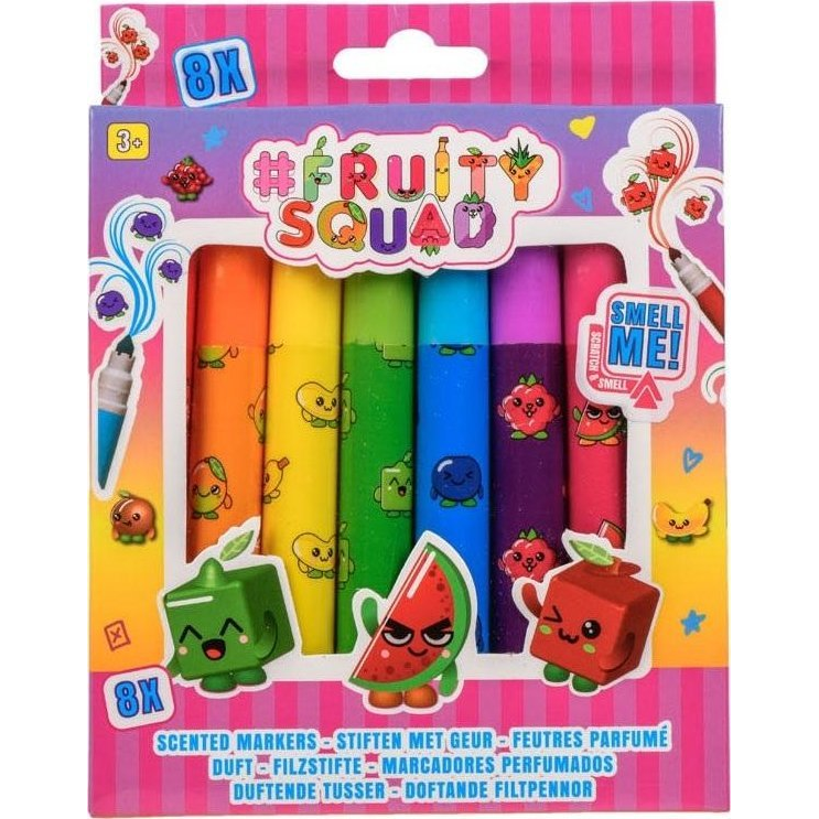Canenco Fruitysquad illatos mini filctollak, 8db (FS60350) (8712916603528)