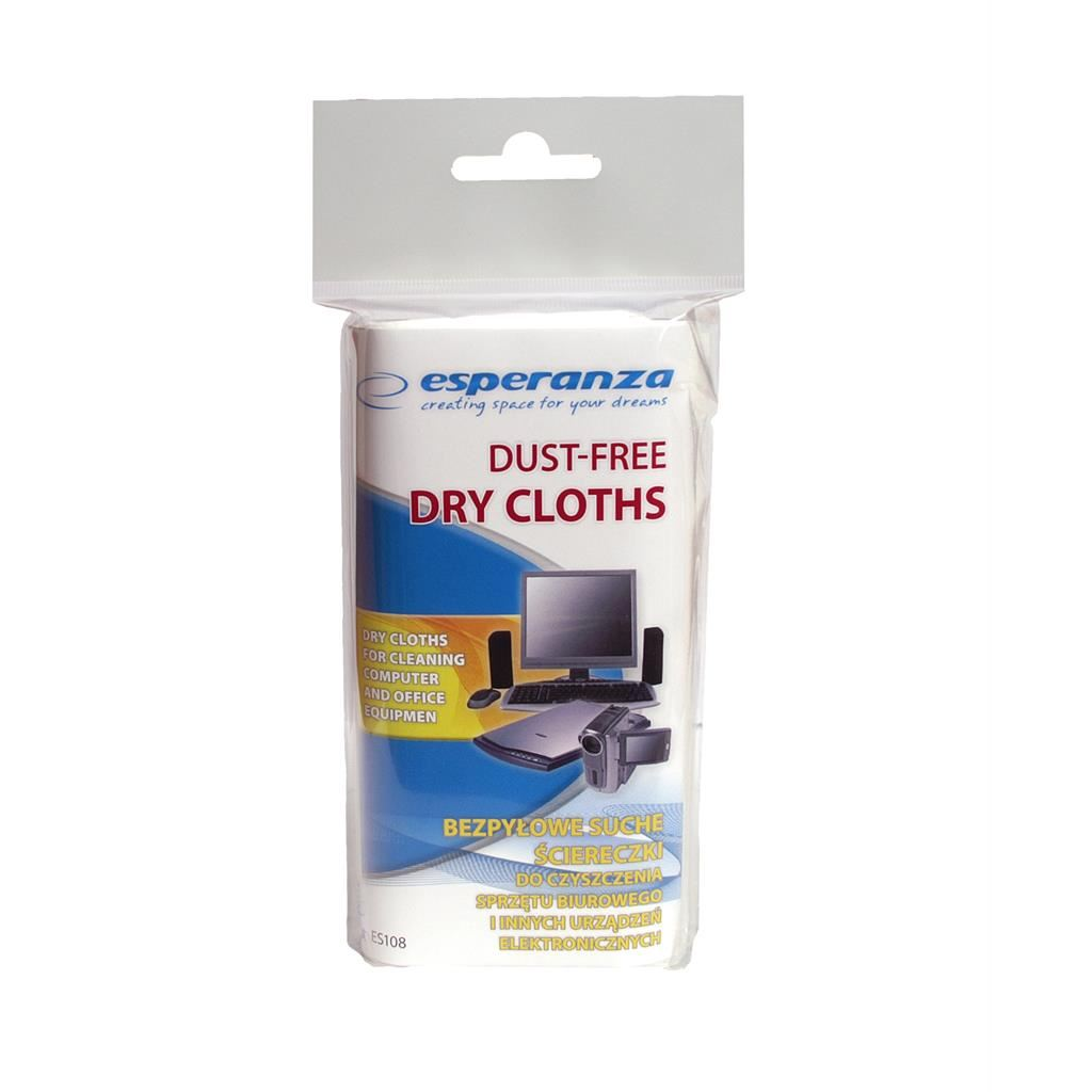 Esperanza ES108 pormentes, száraz törlőkendők (ES108)