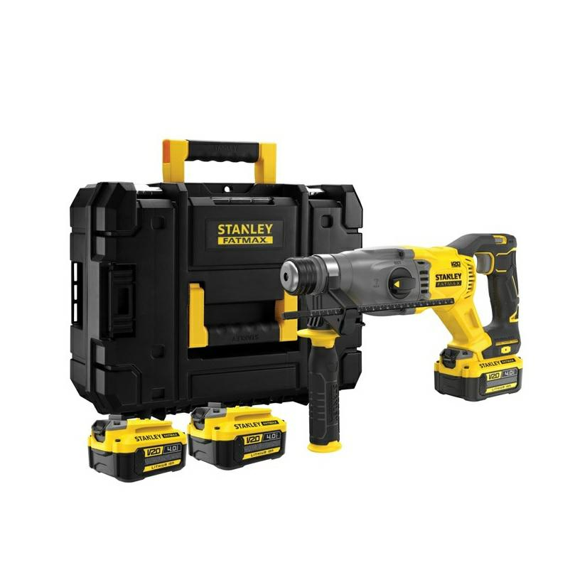 Stanley FatMax SFMCH900M22-QW Akkus Fúrókalapács - 18 V, 1550 RMP, 2 J, 2 x 4 Ah Akku + Töltő (SFMCH900M22-QW)