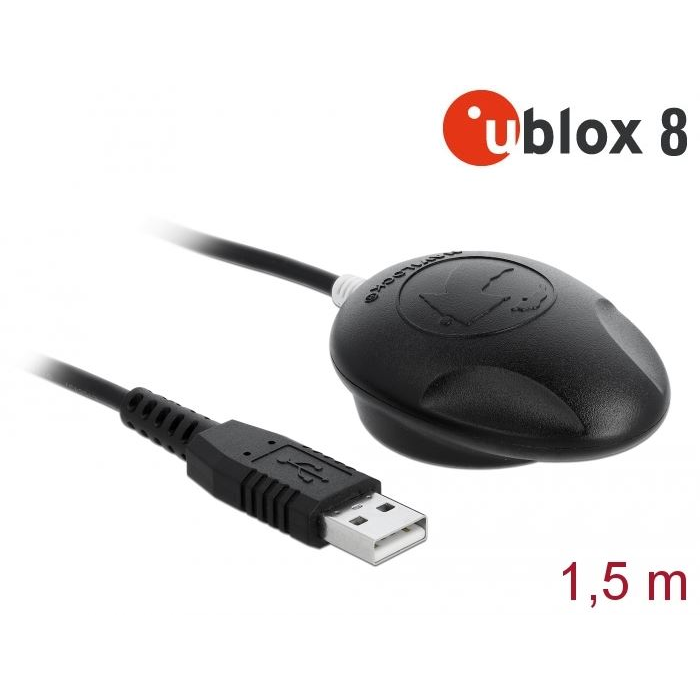 Navilock NL-8002U u-blox 8 USB GPS vevőegység (62523) (nav62523)
