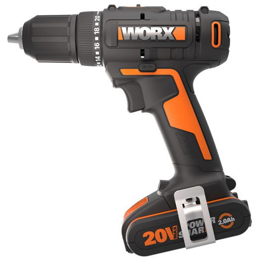 WORX 45 Nm WX108 20V/2x2Ah akkus fúró