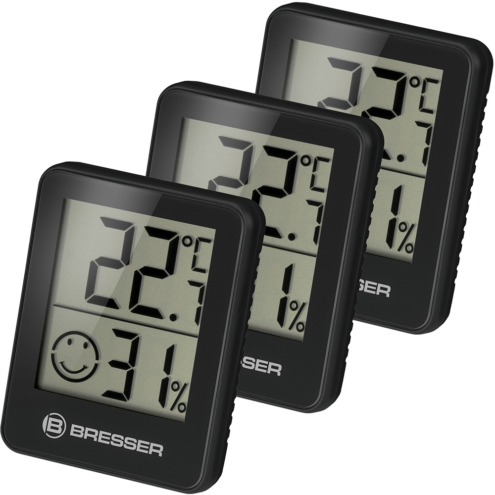 Bresser Temeo Hőmérséklet és páratartalom érzékelő (3db / csomag) (75688)