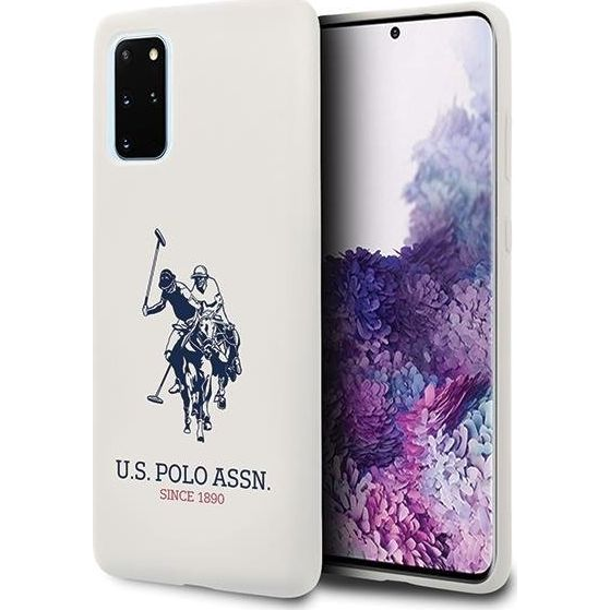 US Polo Silicone Collection S20+ G985 Telefon tok - Fehér (67864-uniw)
