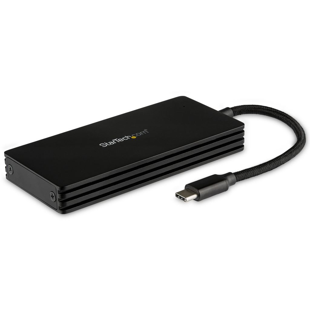 StarTech.com SM21BMU31CI3 tárolóegység burkolat Külső SSD ház Fekete M.2 (SM21BMU31CI3)
