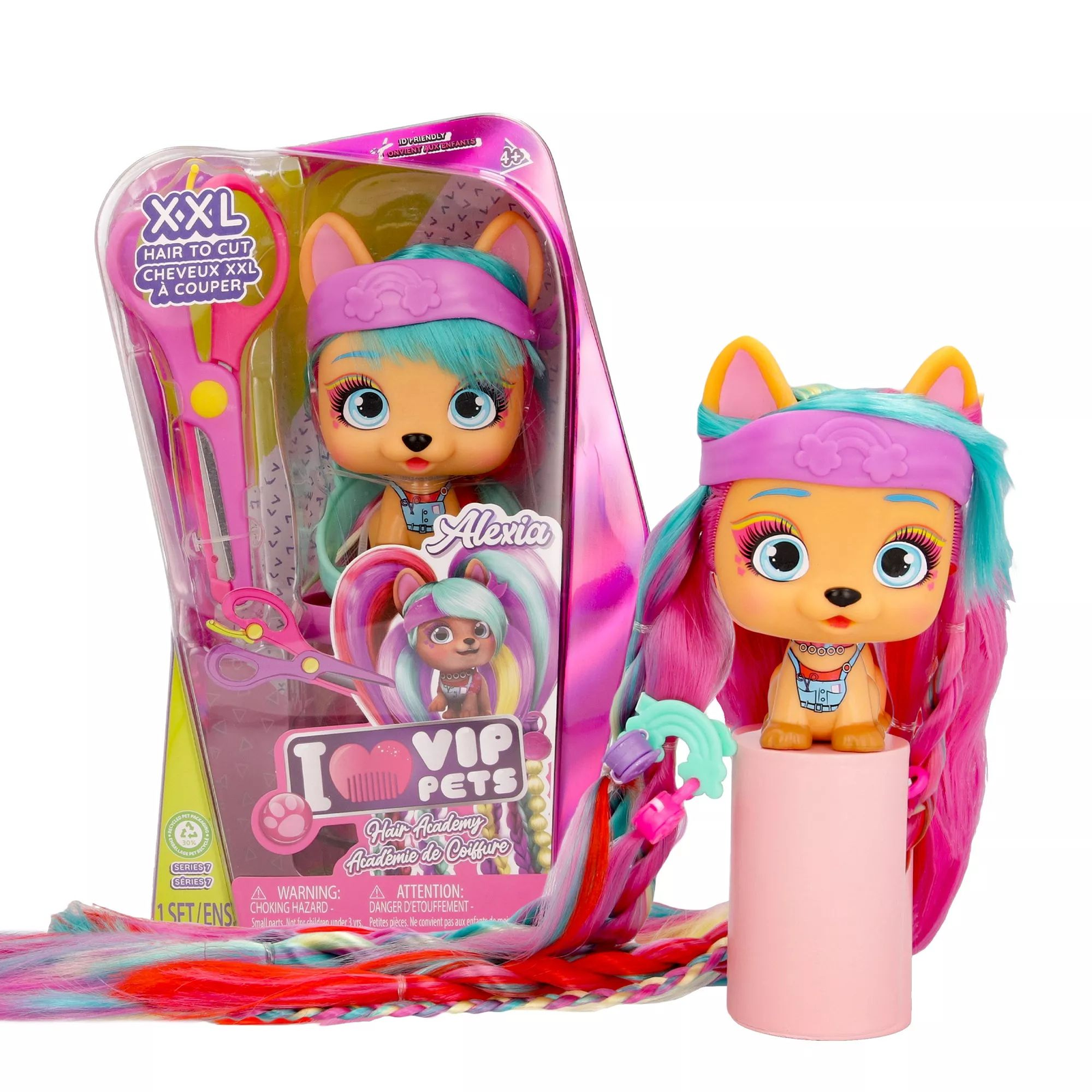 Imc Toys I Love VIP Pets - Hair Academy kutya figura - Alexia (IMC715295)