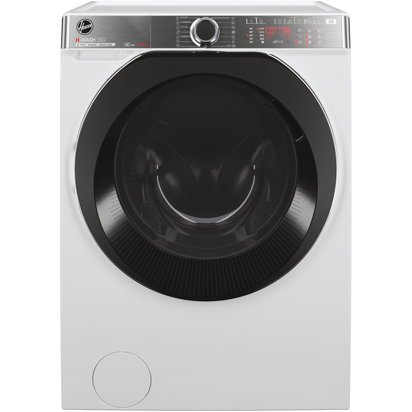 Hoover H-WASH 550 H5WPB 48BC9/1-S práčka Predné plnenie 8 kg 1400 ot/min Biela (31020032)