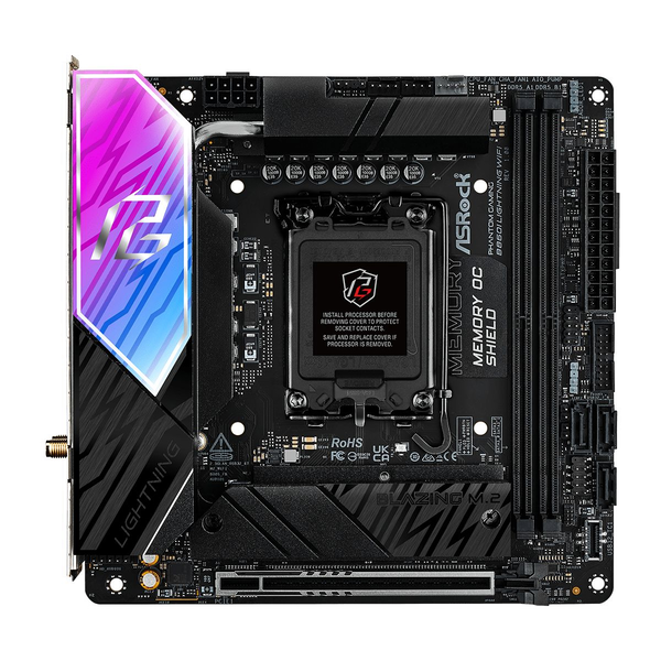 ASRock B860I Lightning WiFi DDR5 Intel s1851 Mini ITX Alaplap