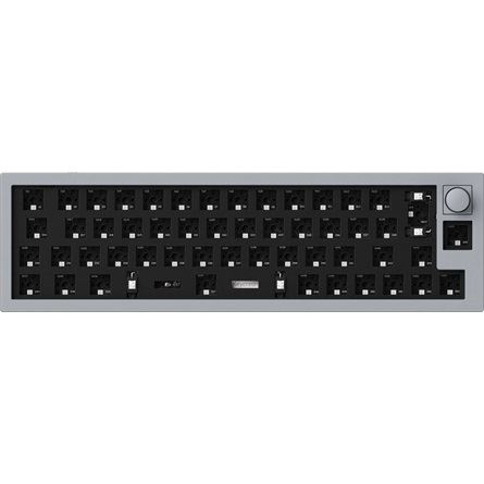 Keychron Q9 Swappable RGB Backlight Knob ISO barebone billentyűzet szürke (Q9-F2) (Q9-F2)