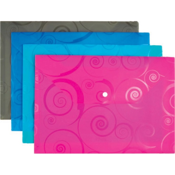 Deli Trend patentos 180mikronos színes irattasak (DEL39640)
