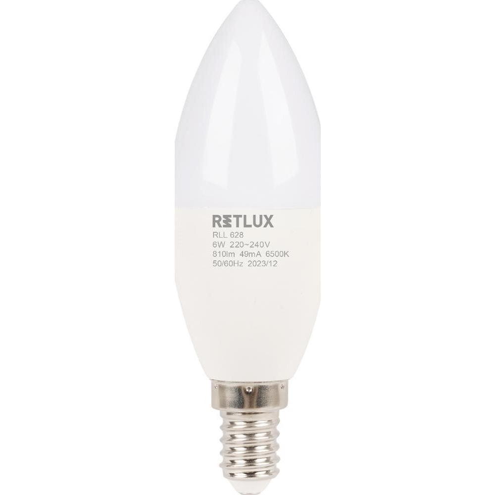 RETLUX RLL 628 C37 E14 candle 6W DL D (RLL 628)