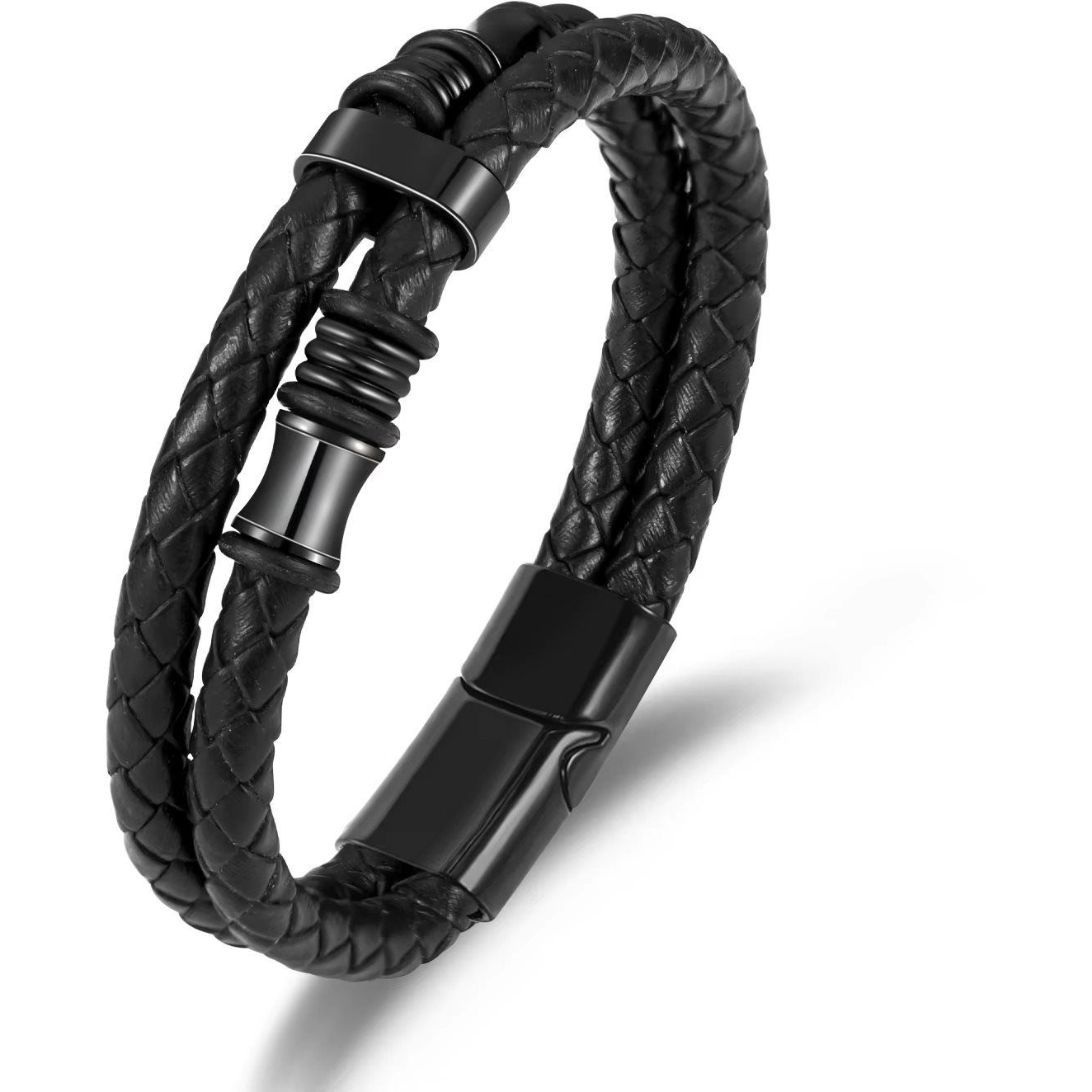 Predator Q1 bőr karkötő - BXXG221 - 25 cm (6538)