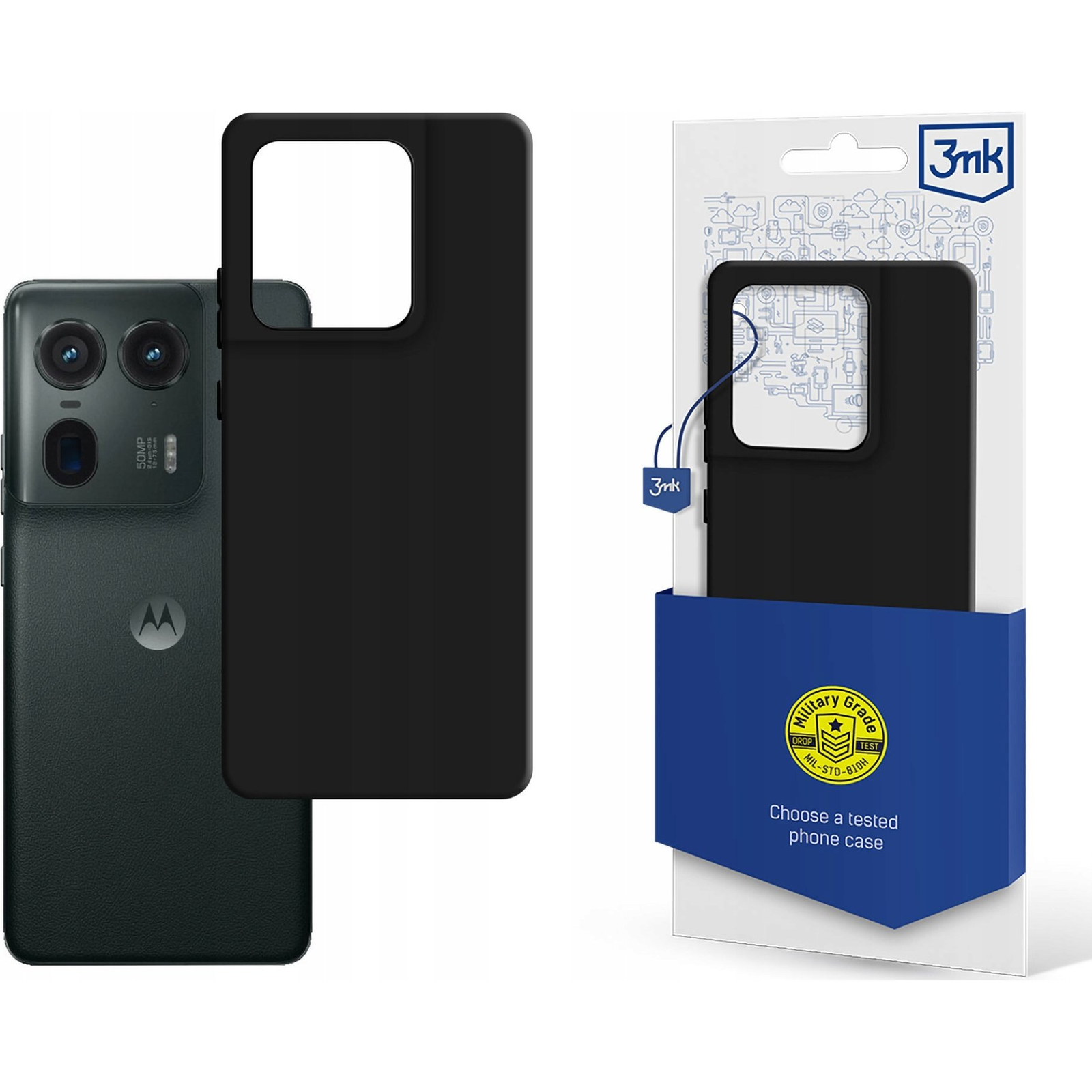 3mk Matt TPU anyagú Telefontok Motorola Moto Edge 50 Ultra (5903108574204)