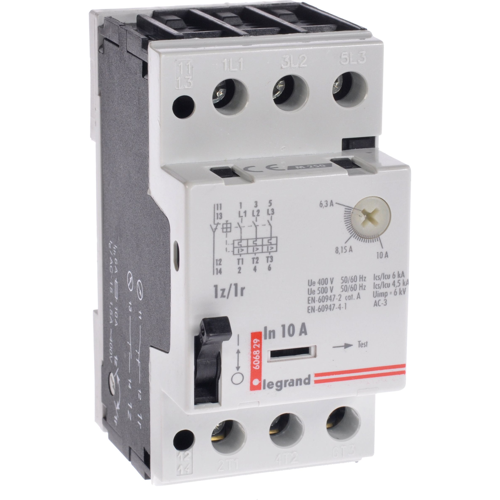 Motorový istič Legrand 400 V IP20 10 A