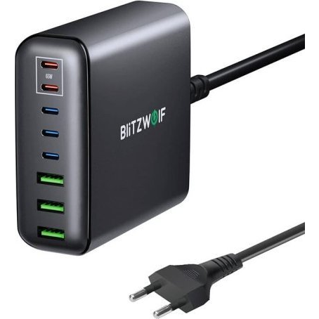 Wall charger Blitzwolf BW-S26 250W (black) (BW-S26)