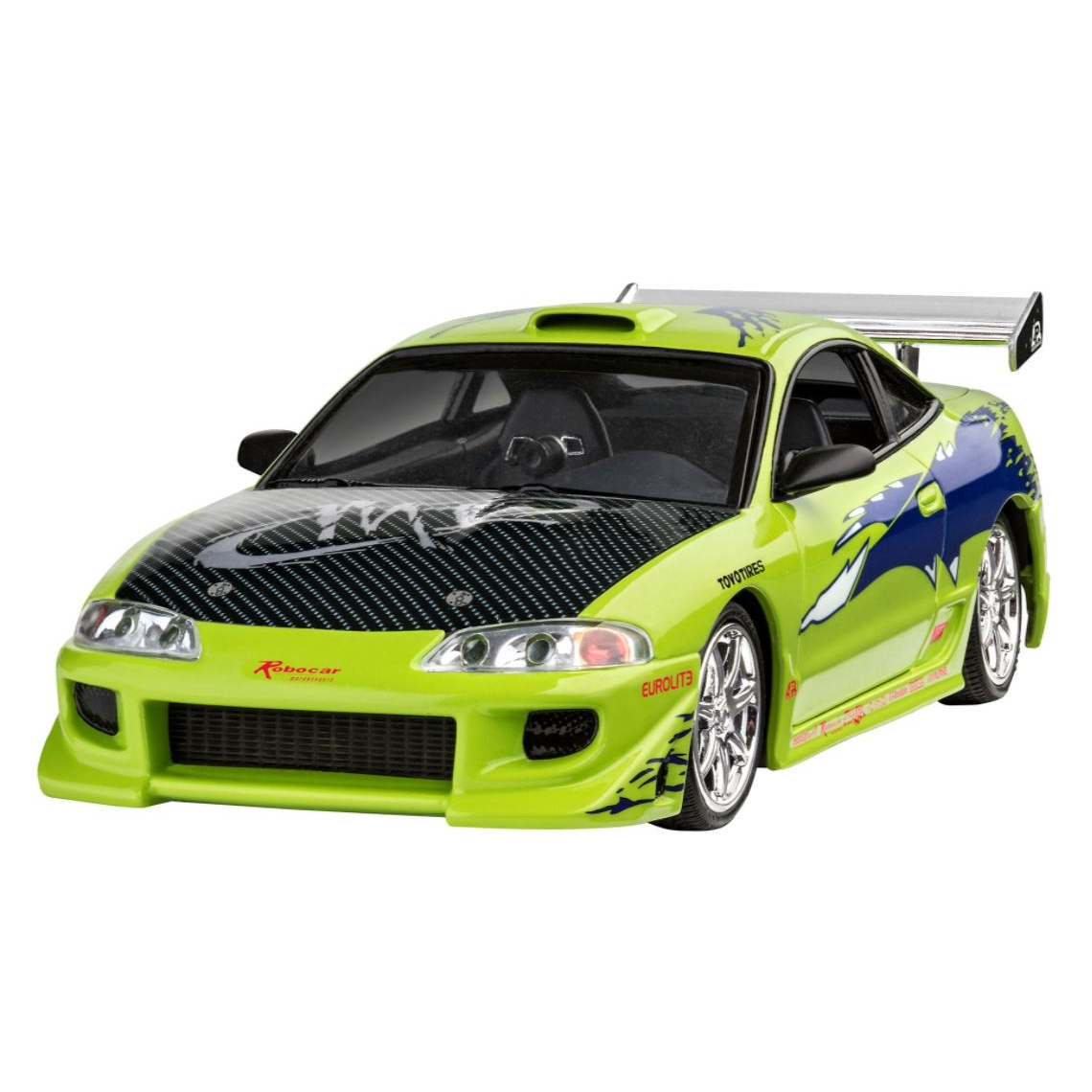 Rewell Fast & Furious Brians 1995 Mitsubishi műanyag autó modell (1:25) (07691)