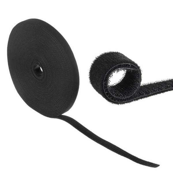 Maclean MCTV-542 Tépőzáras kábel kötegelő 20x15.3mm - Fekete