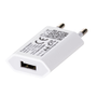 Akyga USB-s hálózati töltő adapter USB 5V/1A fehér  (AK-CH-03WH) (AK-CH-03WH)