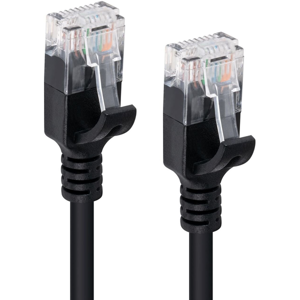 Microconnect V-UTP6003S-SLIM cavo di rete Nero 0,3 m Cat6 U/UTP (UTP)