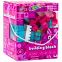 Építőkockák 3D matricák Pasztellrózsaszín 150 db.. – 23506