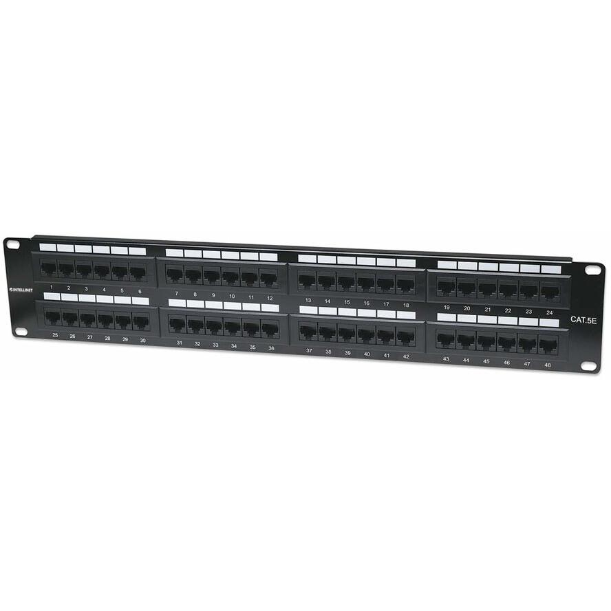 INTELLINET Patchpanel 2HE 48-Port Cat5e UTP sw (513579)