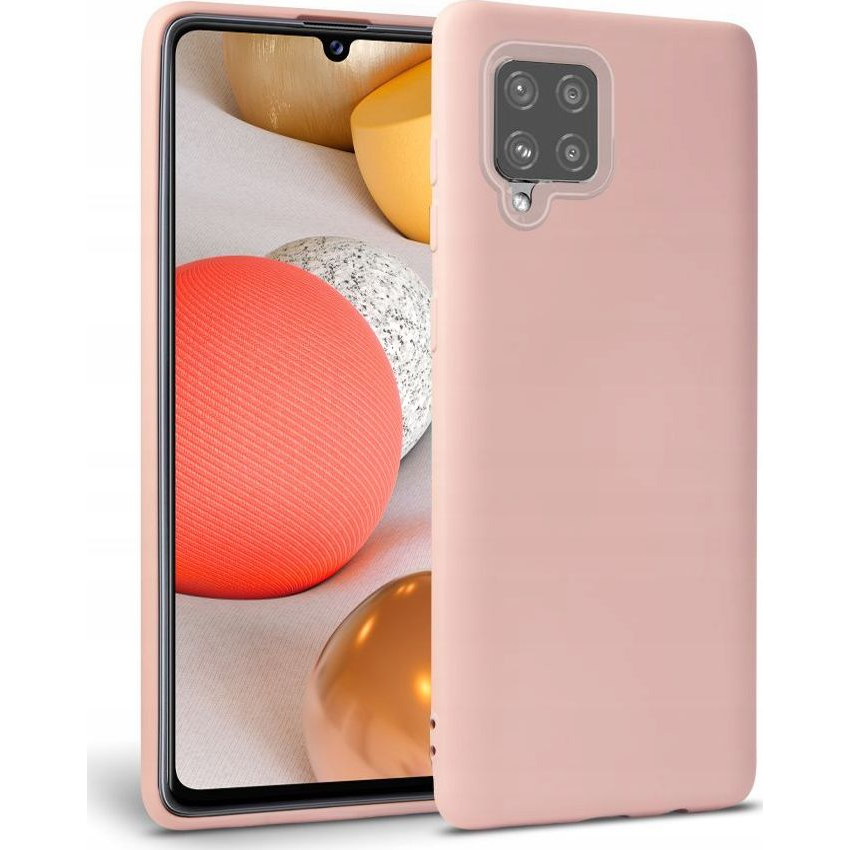 Szilikon Tok - Samsung Galaxy A42 5G / M42 5G SM-A426B / M426B, Prémium, Rózsaszín (6216990208485)