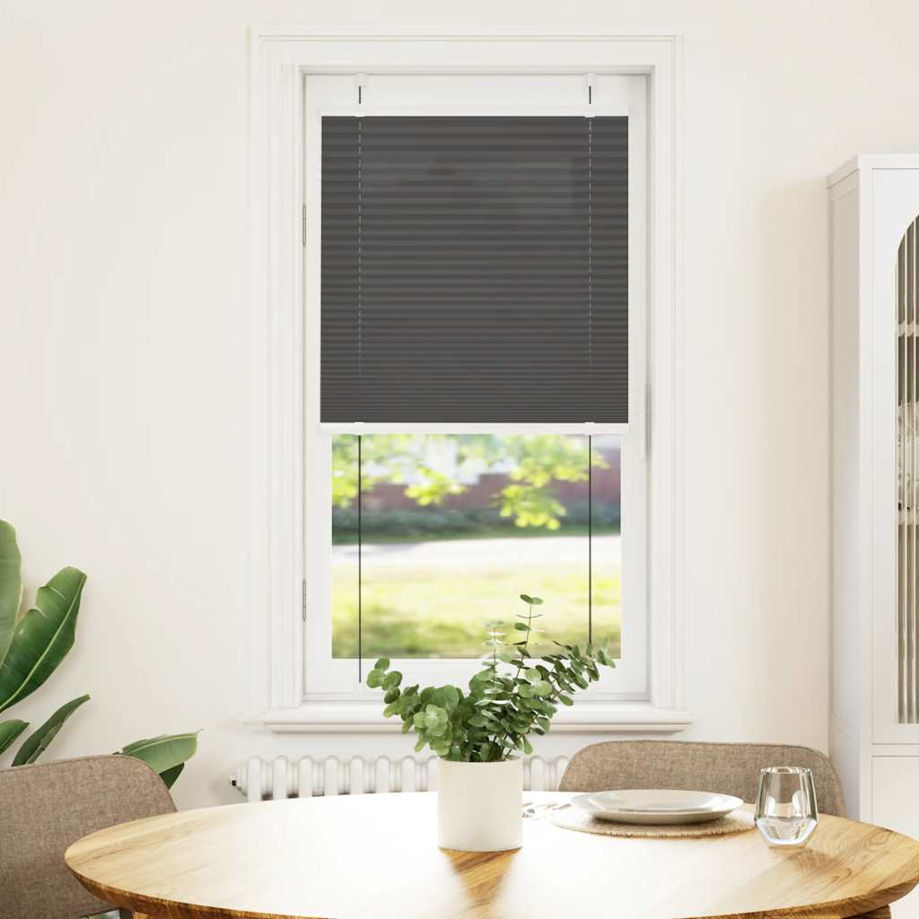 pliszírozott redőny fekete 65x150 cm szövetszélesség 64,4 cm (4015136)