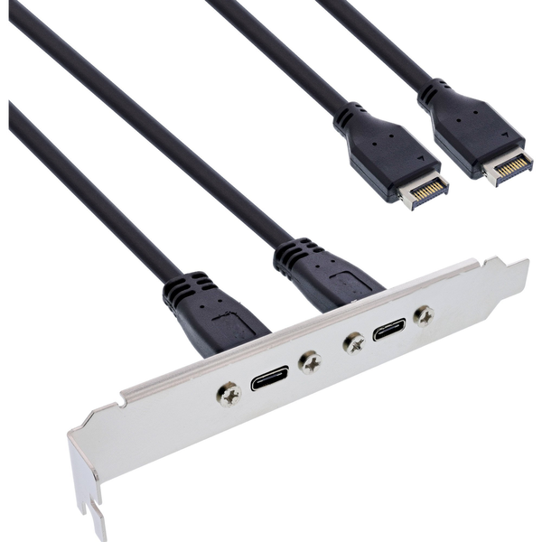 InLine 33446K scheda di interfaccia e adattatore USB tipo-C