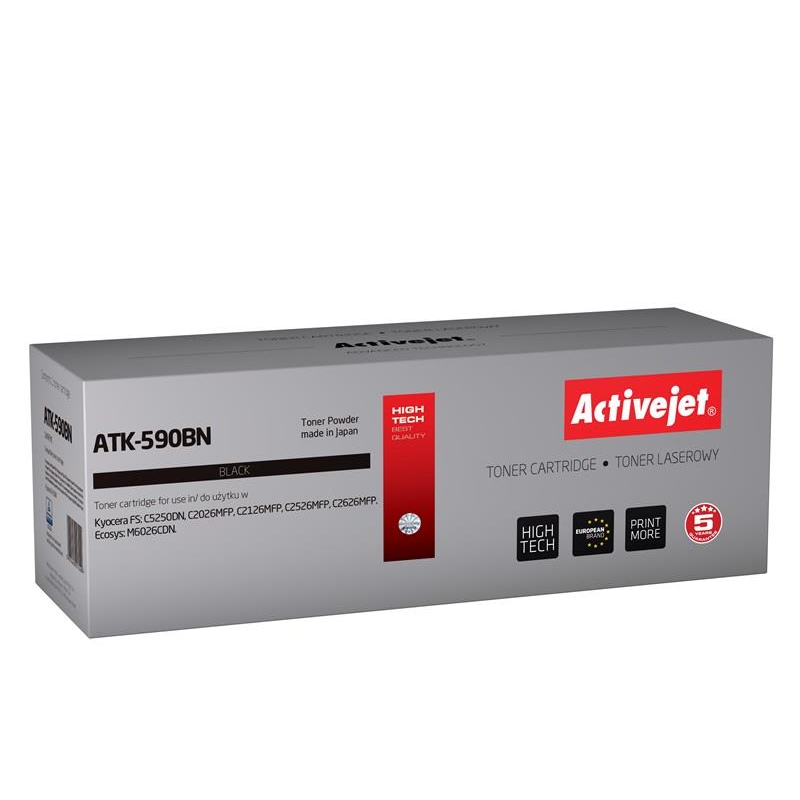ActiveJet (Kyocera TK-590BK) Toner Fekete (ATK-590BN)