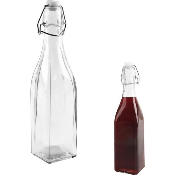 Steklena steklenica s sponko 530 ml