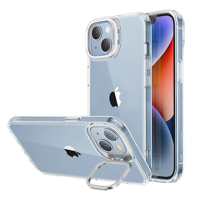 ESR Classic Kickstand IPhone 13/14 tok fém kitámasztóval átlátszó (4894240160848) (4894240160848)