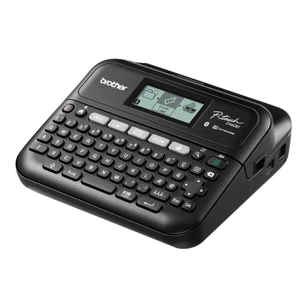 Brother PT-D460BTVP etiketprinter Termisk overførsel 180 x 180 dpi 30 mm/sek. Kabel & trådløs TZe Bluetooth QWERTY