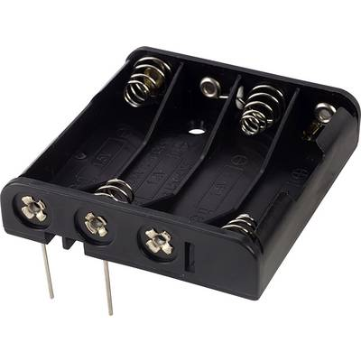 TRU COMPONENTS BH441P Elemtartó 4x Mikro (AAA) Kontaktpólus (BH441P)