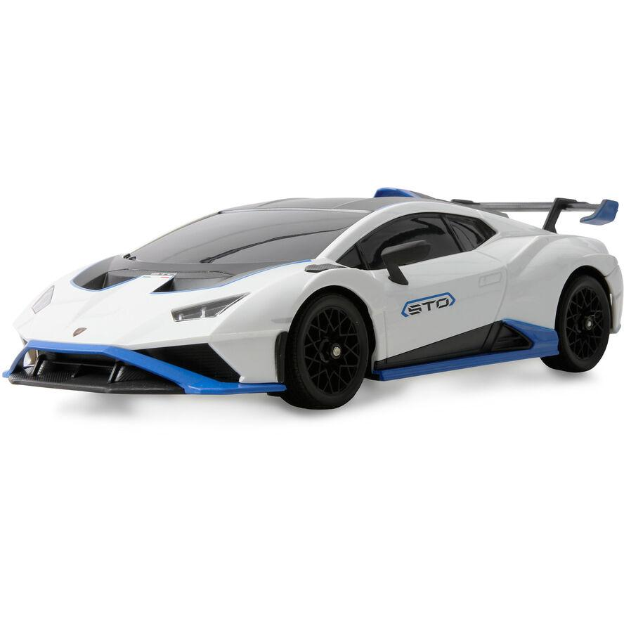 Amewi 1:18 RC modellautó Elektro Drift Lamborghini Huracan STO Drift Car Fehér Brushed 4WD RtR 2,4 GHz Akkuval és töltőkábellel, Elemekkel, Takarékos (21120)