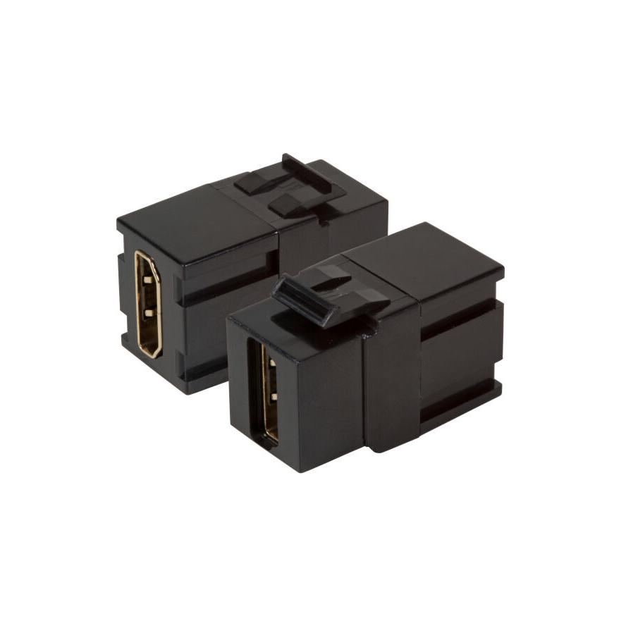 EFB Keystone Einbauadapter HDMI A - A, schwarz (EB520V2) (EB520V2)