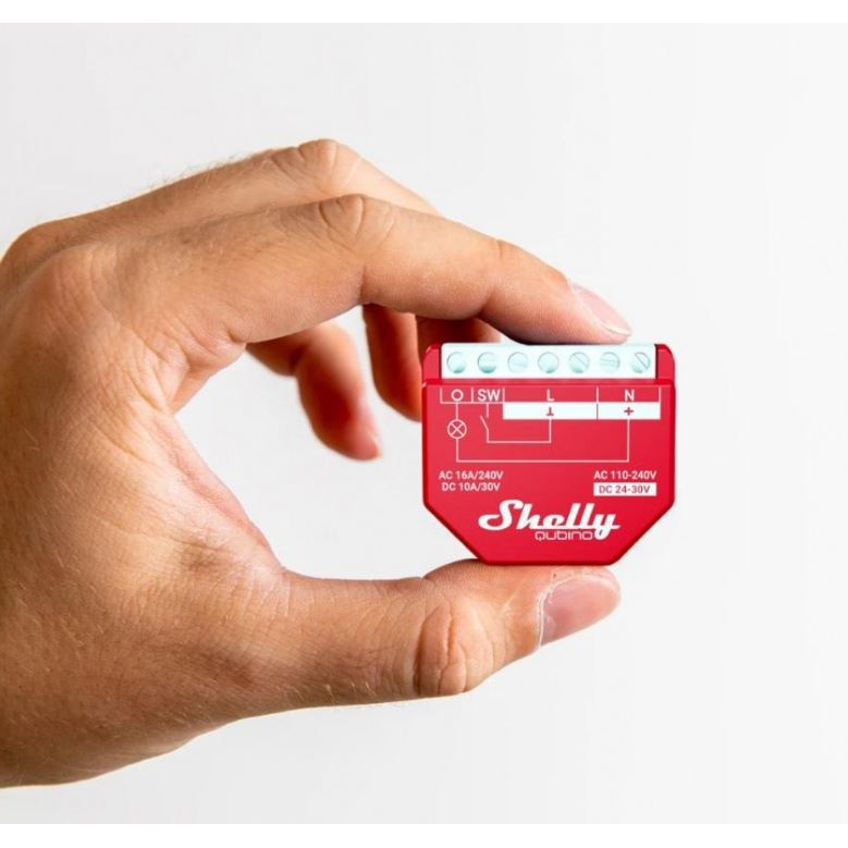 Shelly Z-Wave 2PM 2 áramkörös fogyasztásmérős okosrelé (SHELLY-QUBINO2PM) (SHELLY-QUBINO2PM)