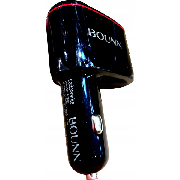 Bounn Åadowarka samochodowa USB 3.0 szybka mocna + gniazdo zapalniczki 12V/24V