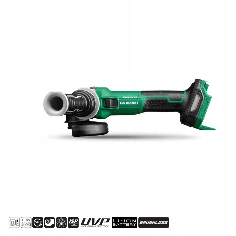 Hikoki akkus sarokcsiszoló G1813DVE-W4Z alapgép, 125mm (G1813DVEW4Z)