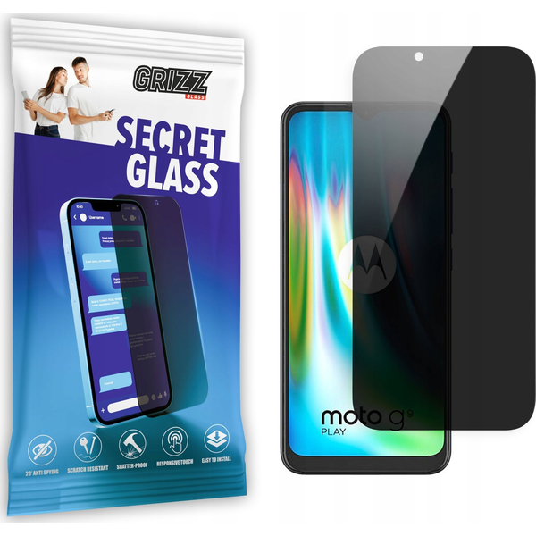 GrizzGlass Szkło prywatyzujące GrizzGlass SecretGlass Motorola Moto G9 Power